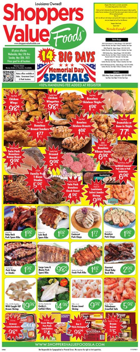 shoppers value foods weekly ad.